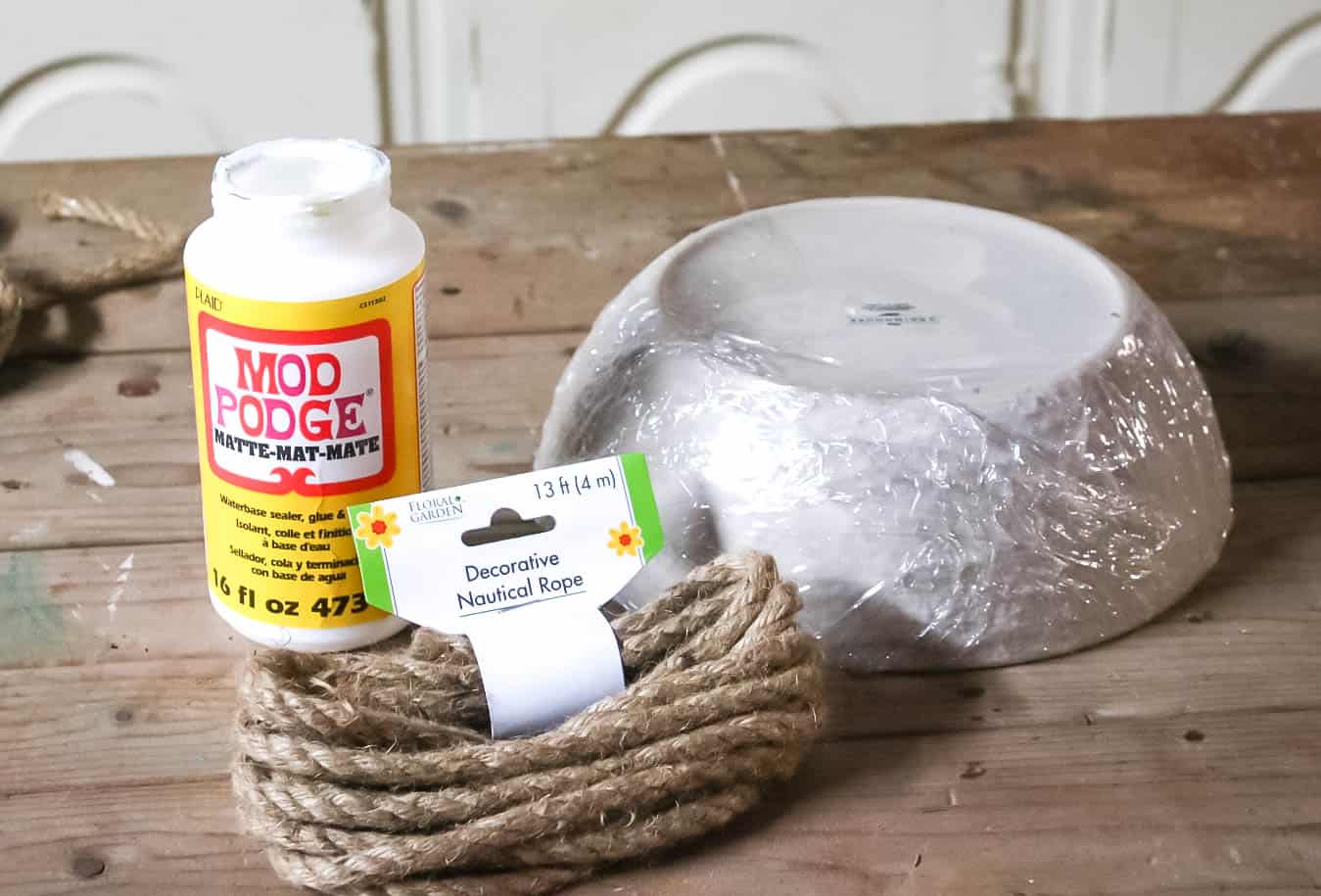 Homemade Rope Ball DIY | Rope Bowl - Cottage On Bunker Hill