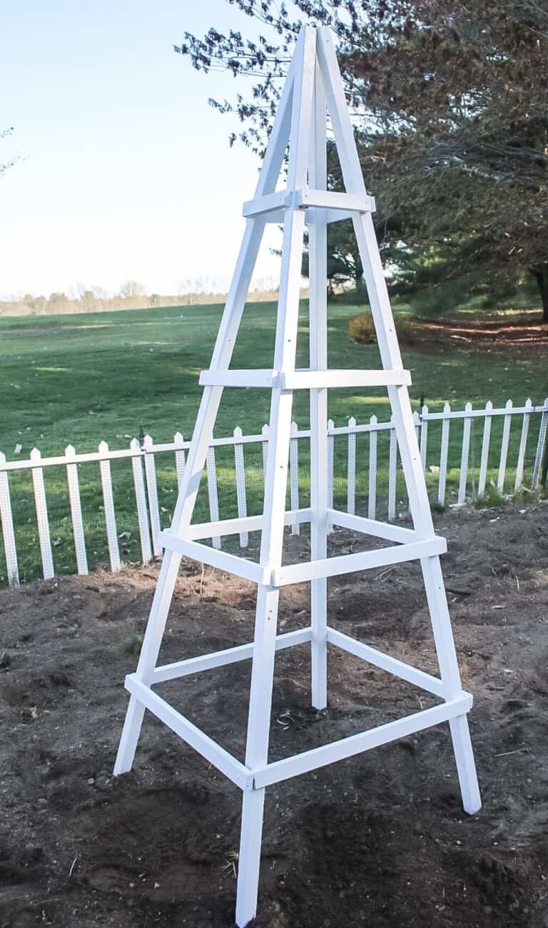 How To Build A Wooden Garden Obelisk Cottage On Bunker Hill