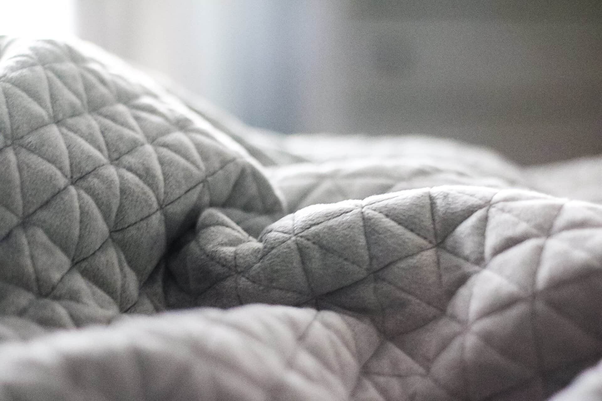 gray bedding