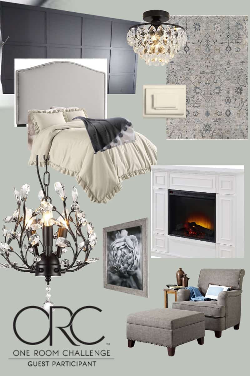 one room challenge mood board