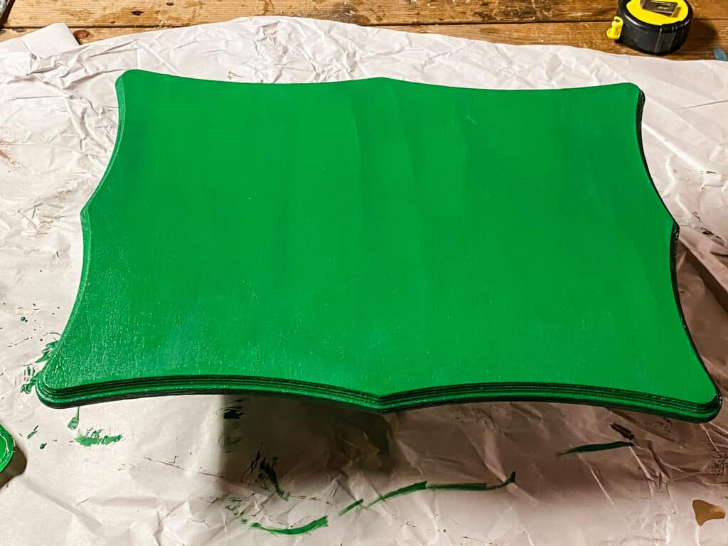Green Footed Tray