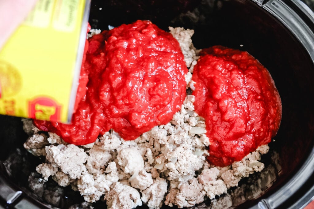 making turkey chili
