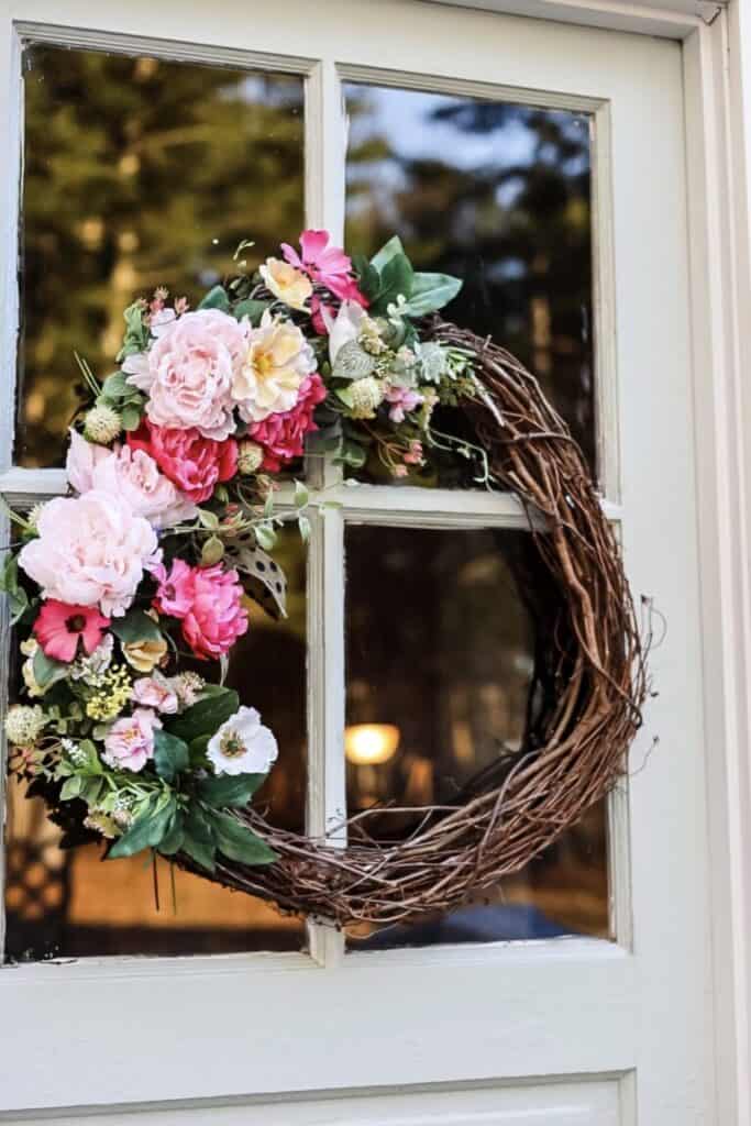 Peony Wreath