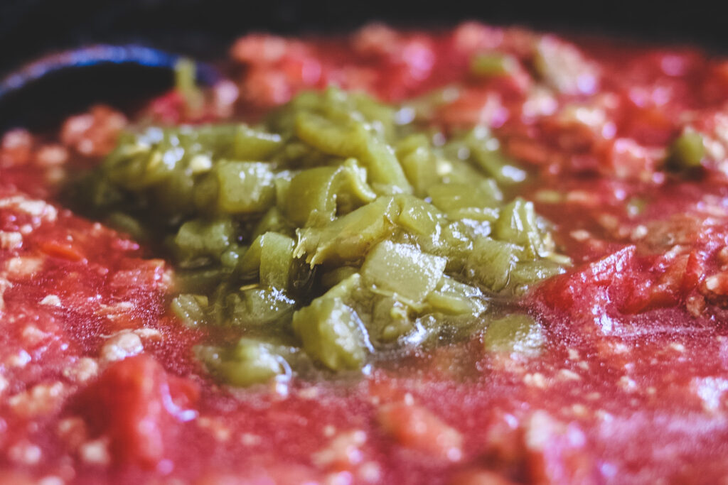 making turkey slow cooker chili