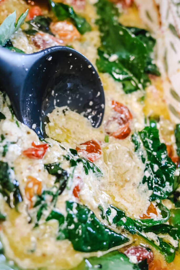 how I make baked feta pasta