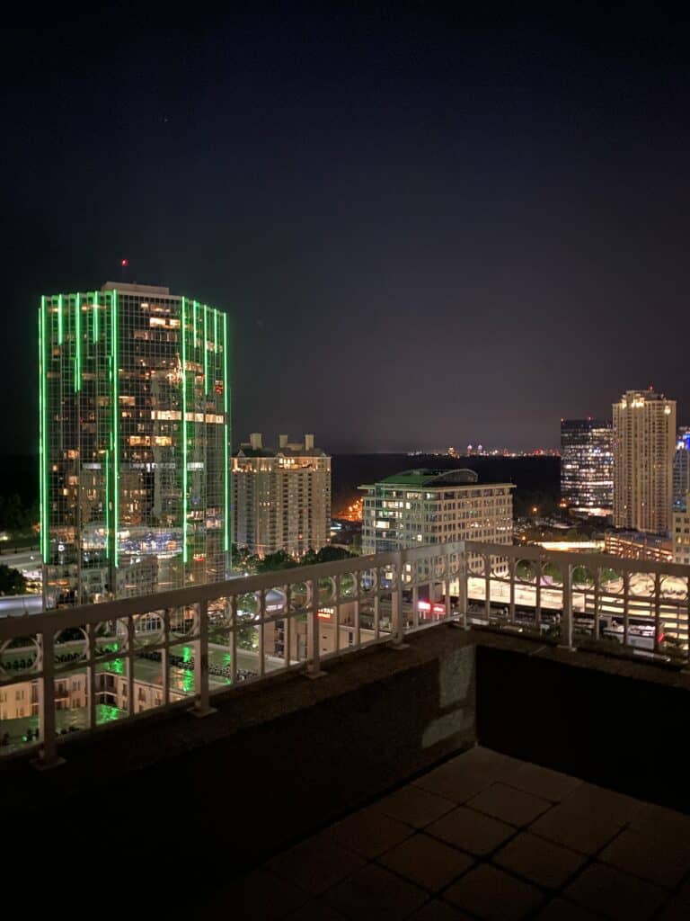 view from the grand hyatt buckhead