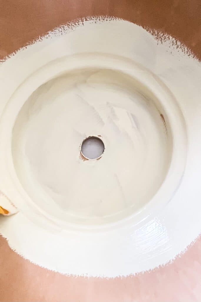 painting a terra cotta planter