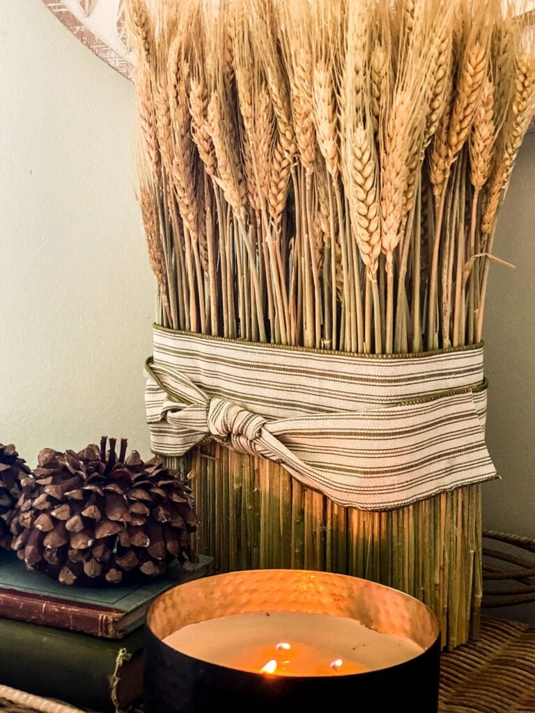 DIY Dried Wheat Centerpiece Add Natural Charm to Your Fall Decor