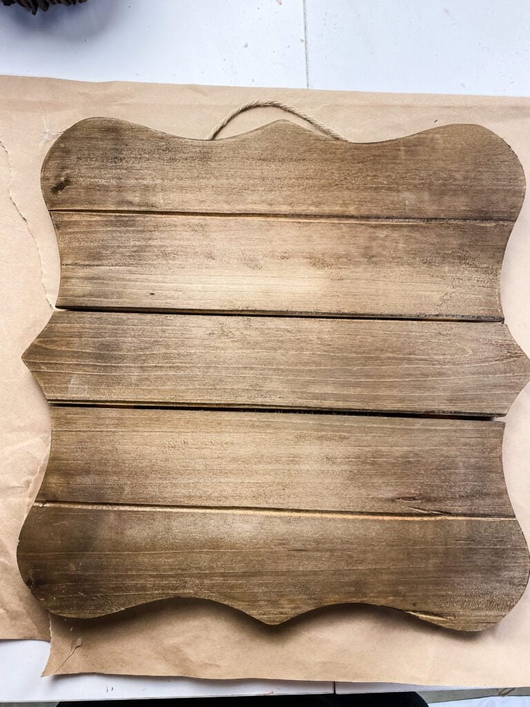 Wood sign for DIY