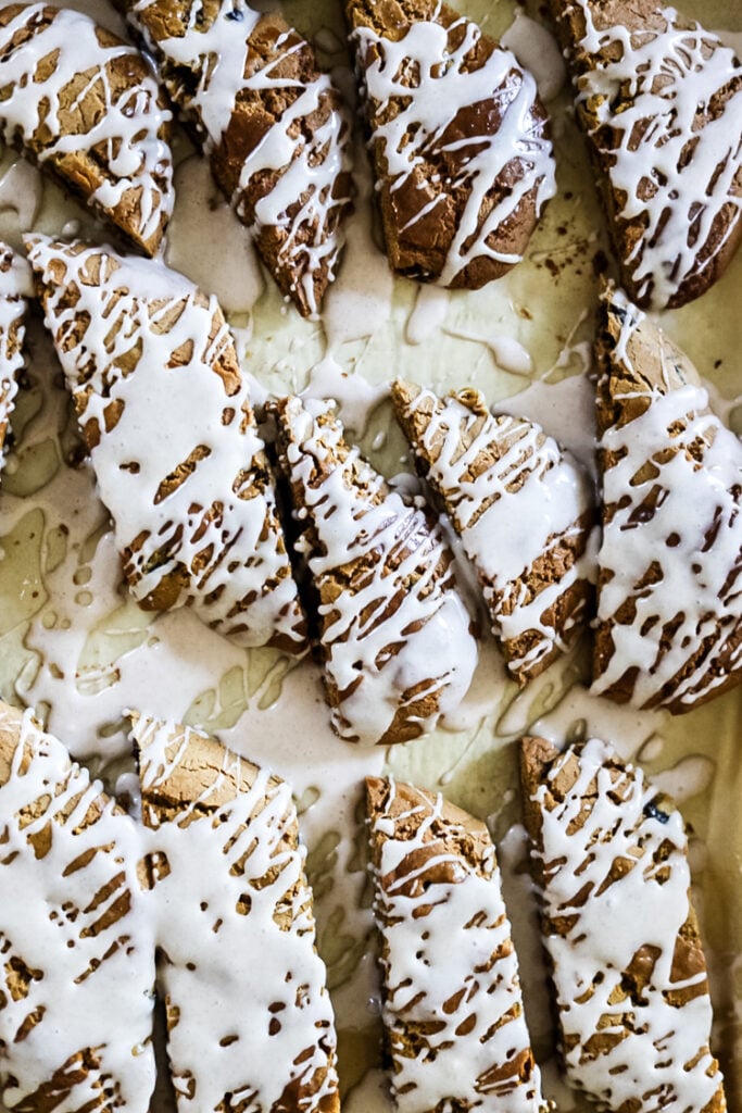 glazed hermit bars