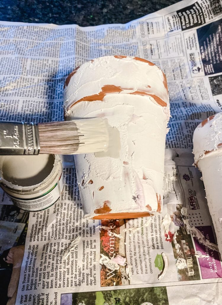 painting terra cotta pots