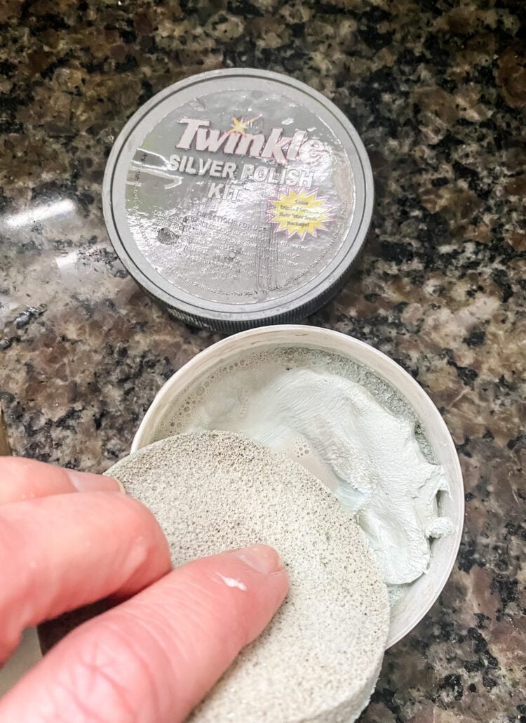 using silver polish