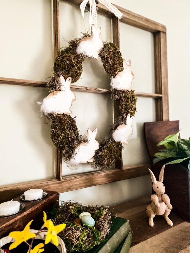 Spring Bunny Wreath