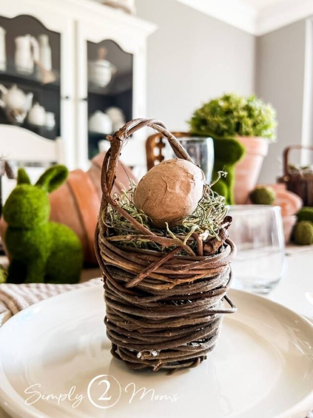 Easy Cottage Style Easter Table Decorating Ideas - Cottage On Bunker Hill