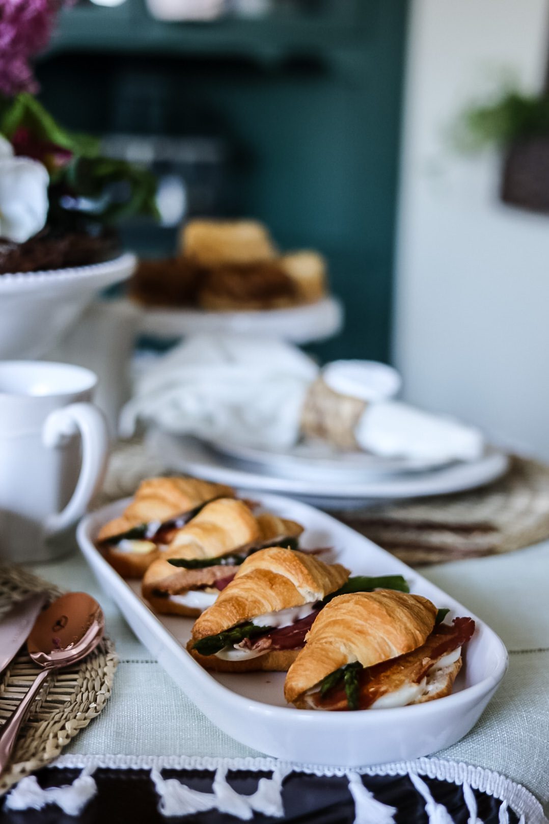 crossaint sandwiches