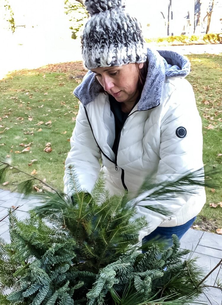 making a winter planter
