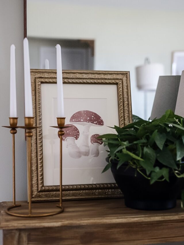 How to Fake Antique Gold Frames Story