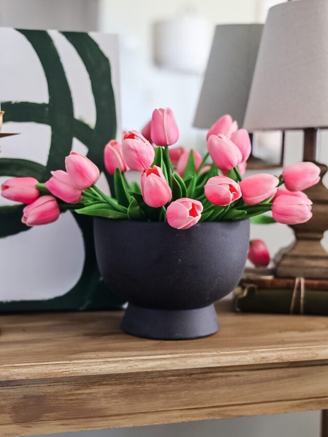 Easy Tulip Arrangement