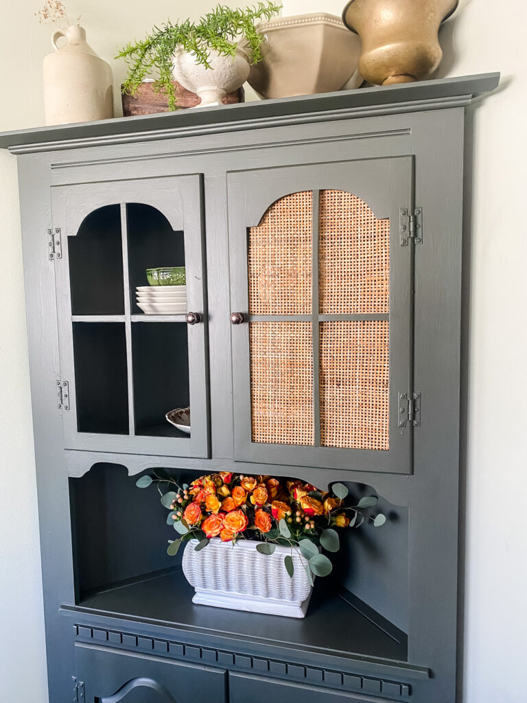 replacing glass in a china hutch