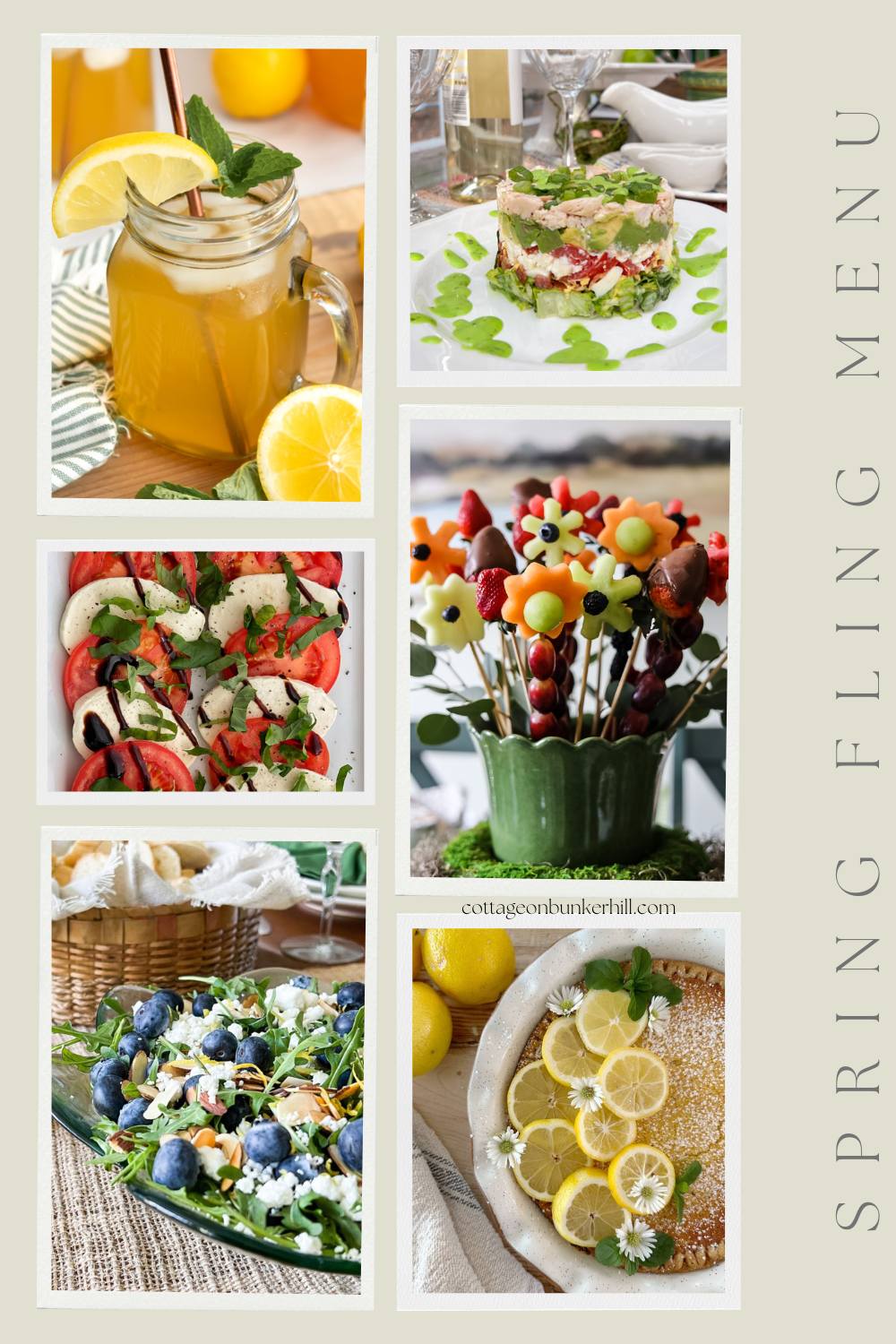 Light & Refreshing Springtime Salad Luncheon Menu Cottage On Bunker Hill