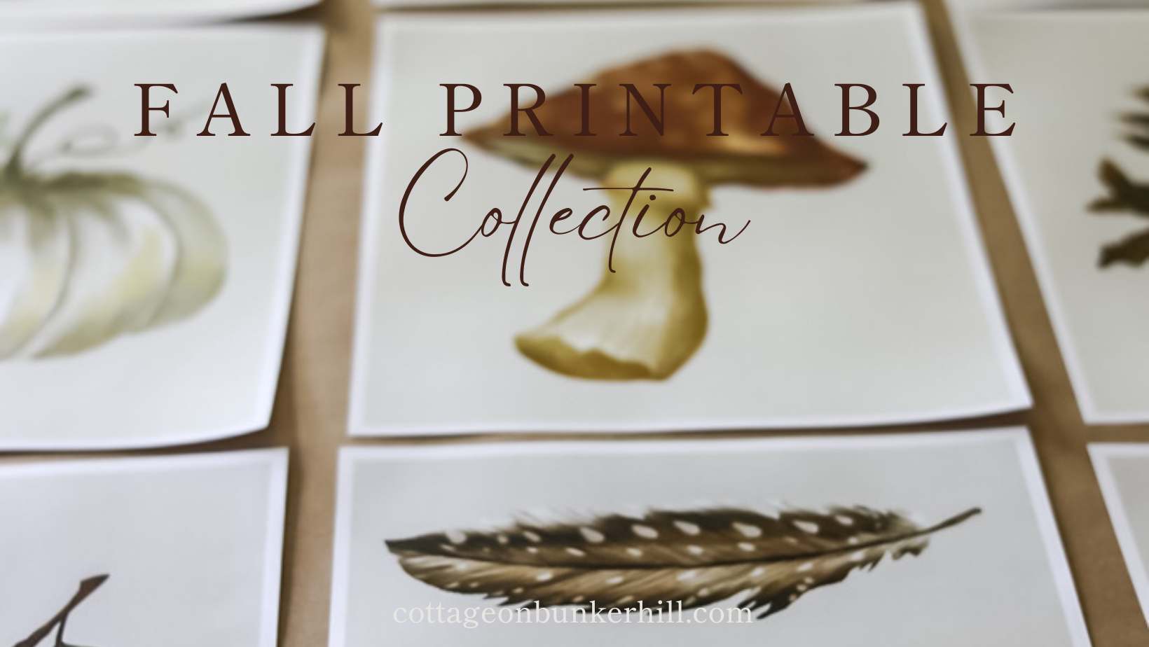 Free Fall Printables for a Cozy Gallery Wall - Cottage On Bunker Hill