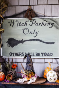 Garden Witch Porch Decor: A Bewitchingly Beautiful Halloween Look - Cottage On Bunker Hill