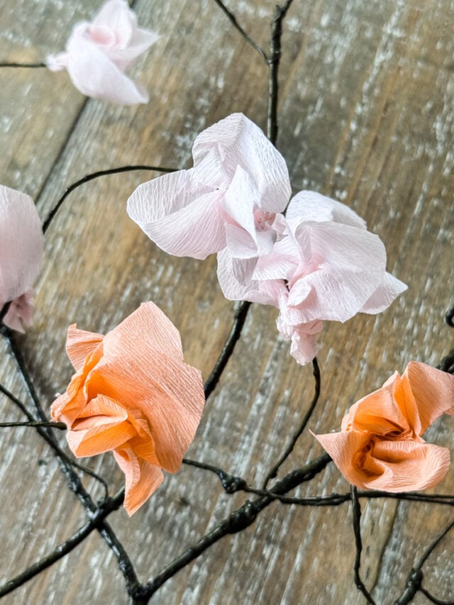 Paper Tree Bloom Shh, They're Not Real! Springtime Branches with DIY Paper Blossoms ...