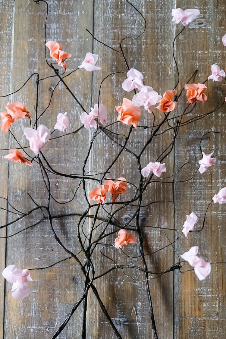 Paper Tree Bloom Shh, They're Not Real! Springtime Branches with DIY Paper Blossoms ...