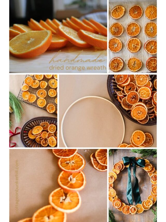 Naturally Festive: A Homemade Orange Wreath - Cottage On Bunker Hill