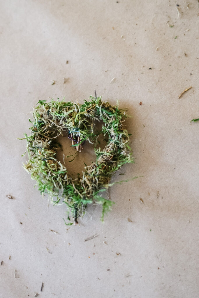 moss covered heart