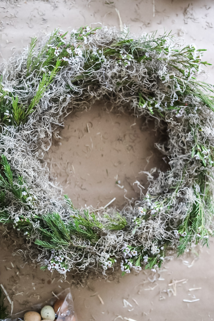 Feathering Spring Fresh & Feathery: A Spring Wreath Tutorial - Cottage On Bunker Hill