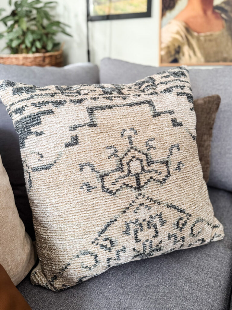 pottery barn throw pillow