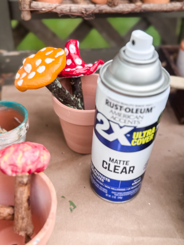 can of clear spray paint