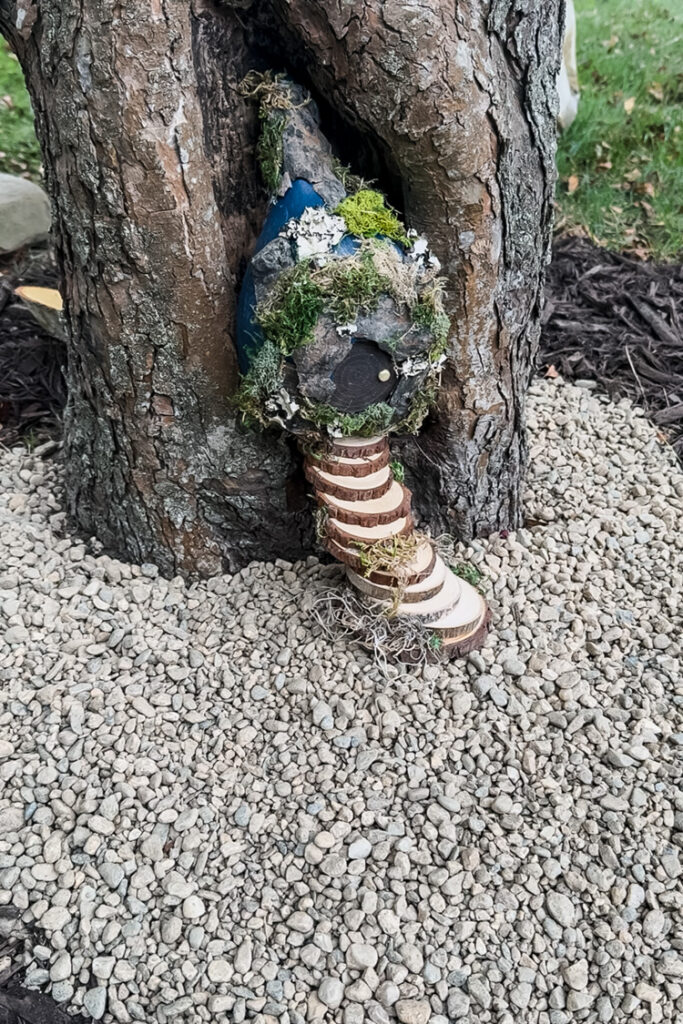 fairy house in tree