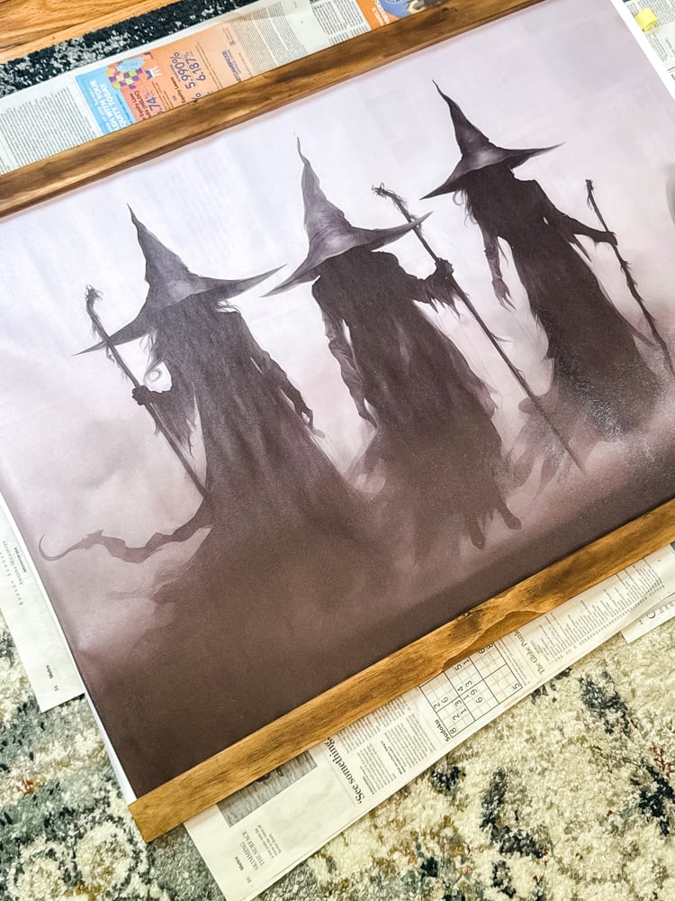witch canvas print