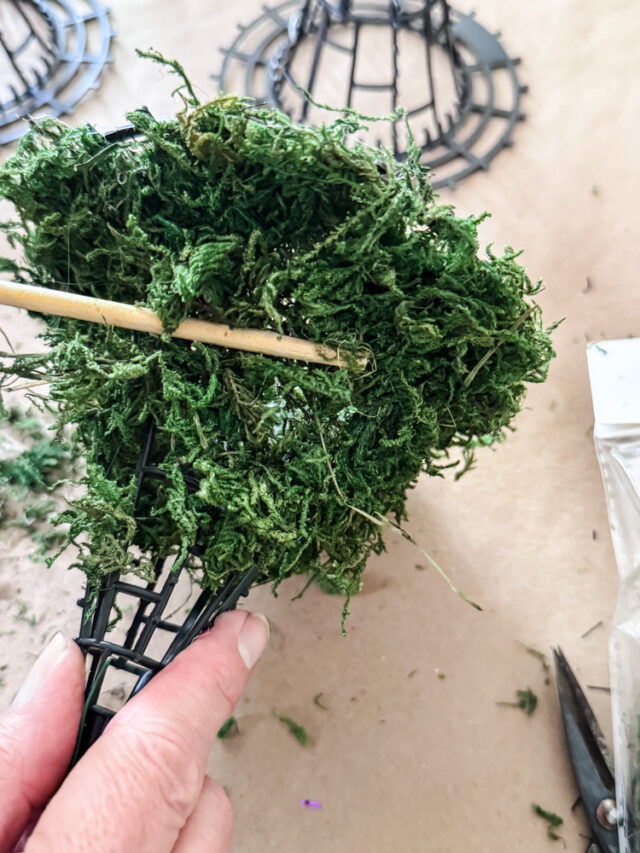 Mossy Witch Hat Topiaries: A Whimsical Fall DIY - Cottage On Bunker Hill
