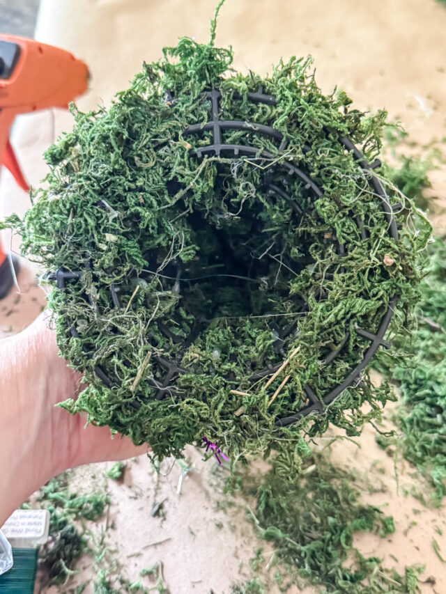 Mossy Witch Hat Topiaries: A Whimsical Fall DIY - Cottage On Bunker Hill