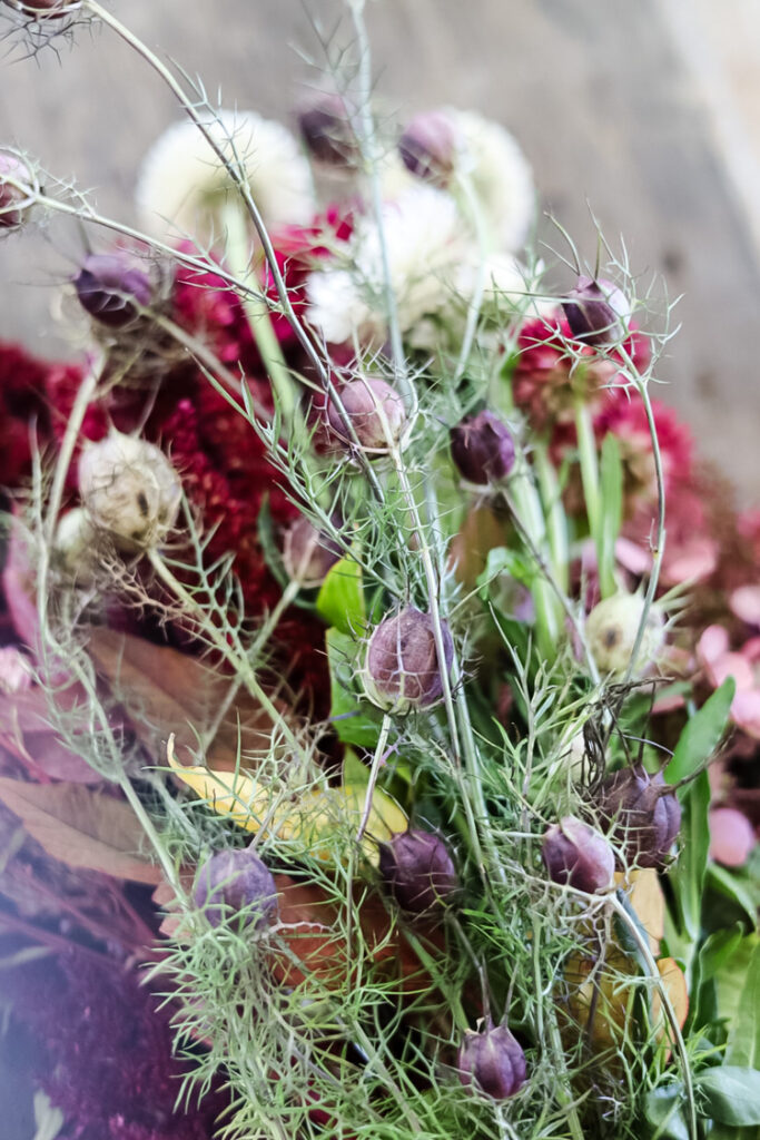 bunch of dried flowers