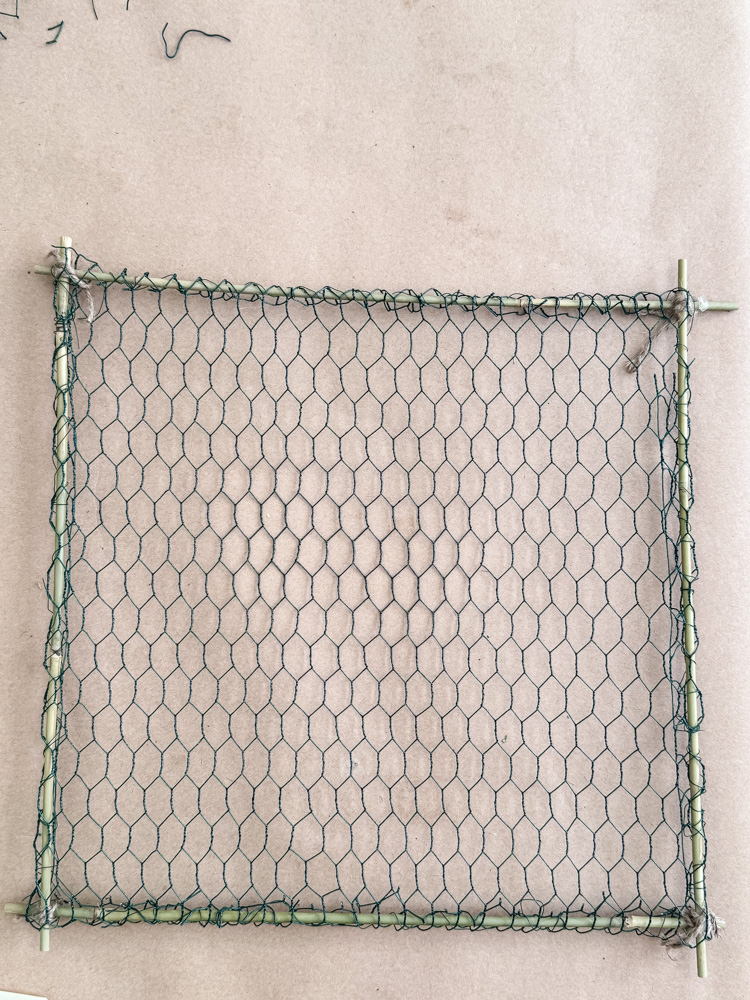 chicken wire frame