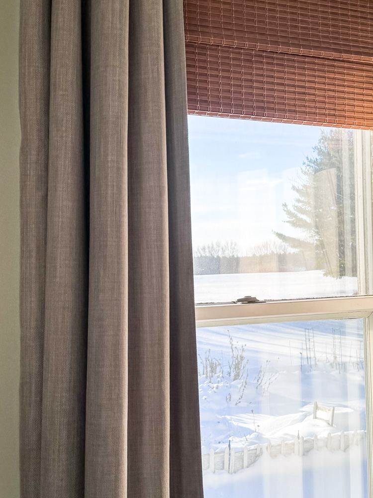 window with view of snow