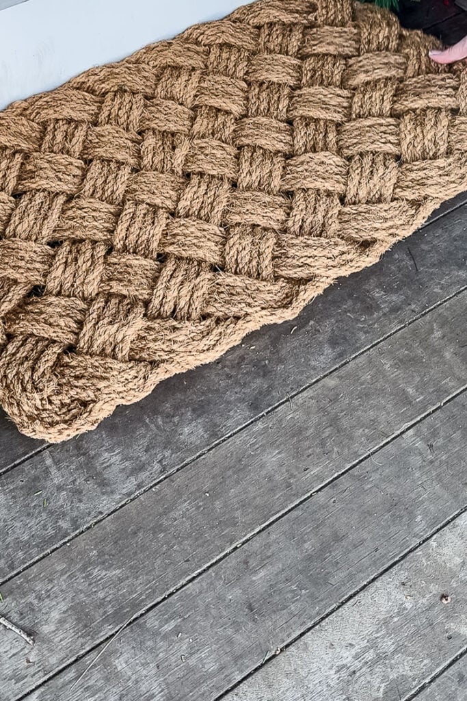 lovers knot doormat