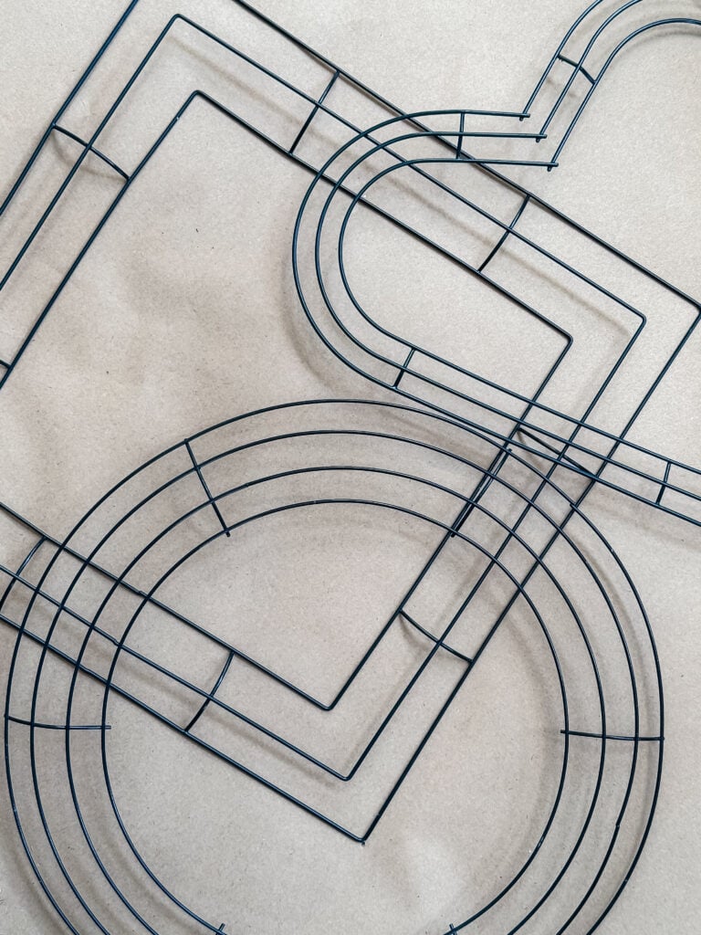 metal wreath forms