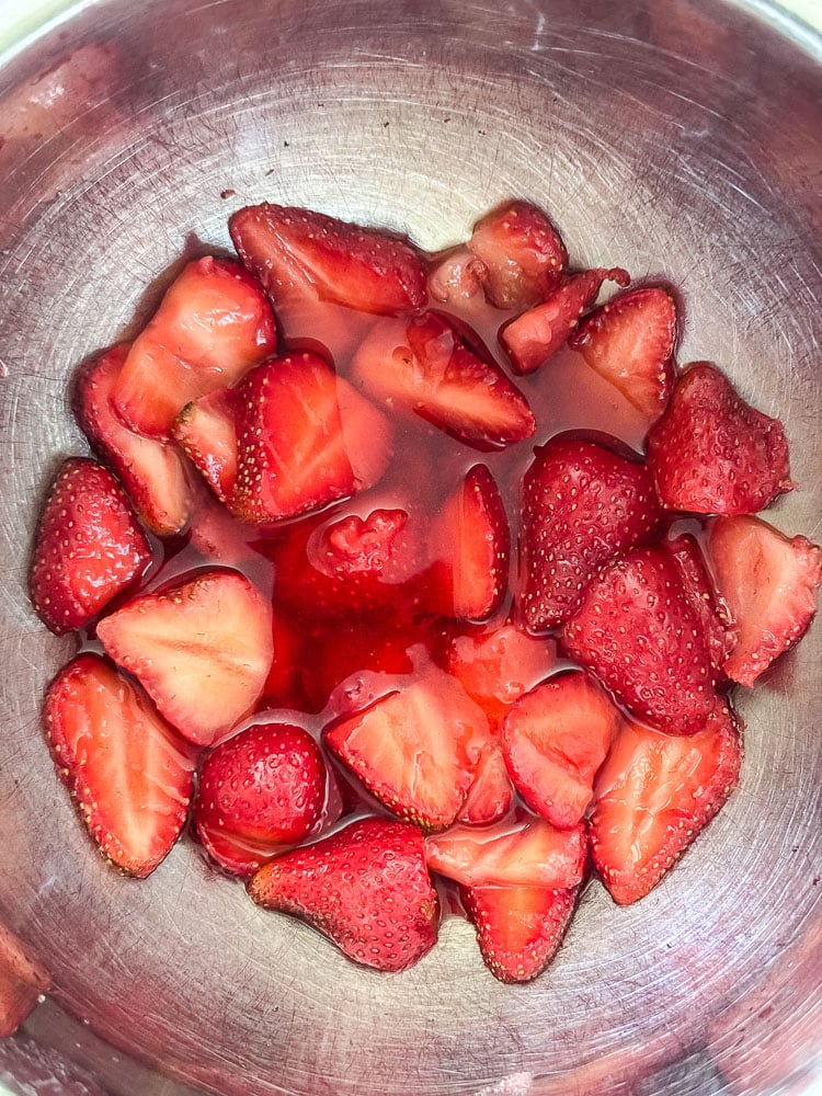 macerated strawberries