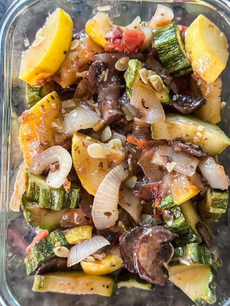 sauteed garden veggies