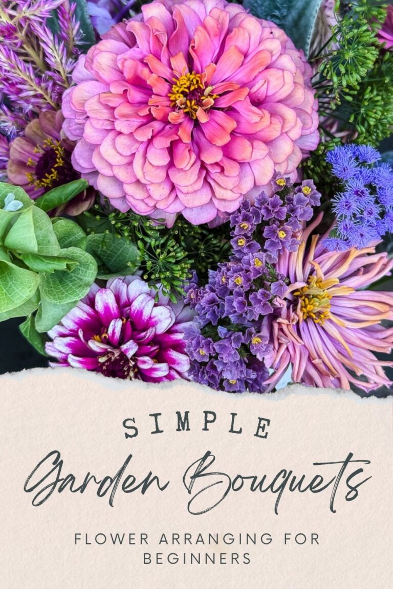 Flower Arranging for Beginners: Simple Garden Bouquets